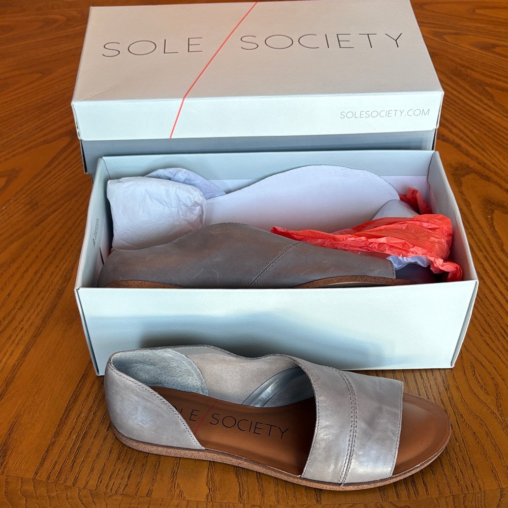 Sole Society Women's Silver Sandals